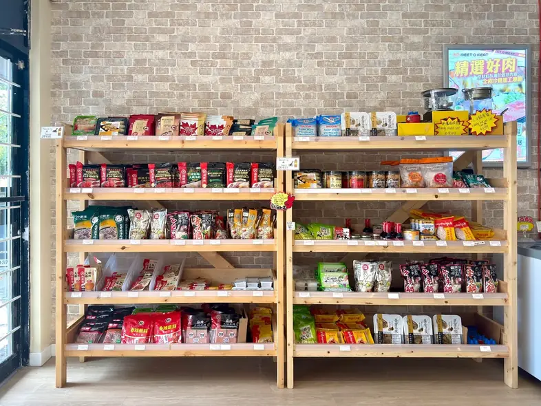 Meet O Meat Shelving — commercial project by Mokko Woodwork